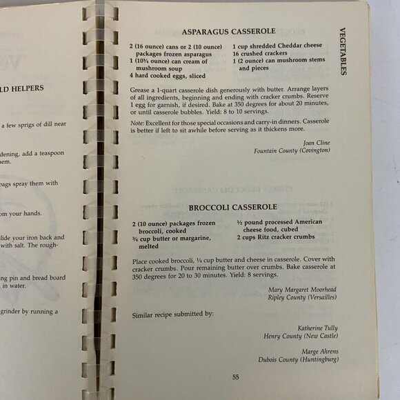 A Taste of Indianas Second Helping American Cancer Society Cookbook 1981 - Picture 6 of 11